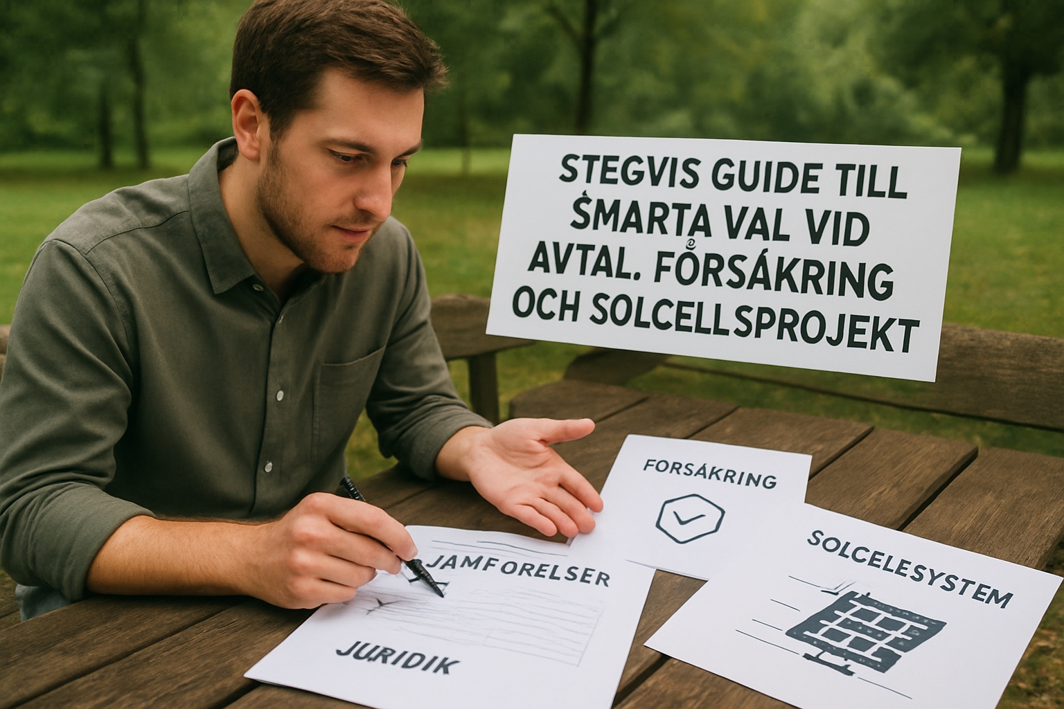 Stegvis guide till smarta val vid avtal, försäkring och solcellsprojekt